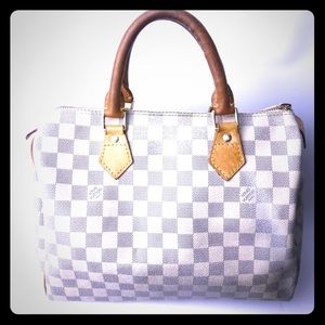 Speedy 30 Louis Vuitton damier azur purse